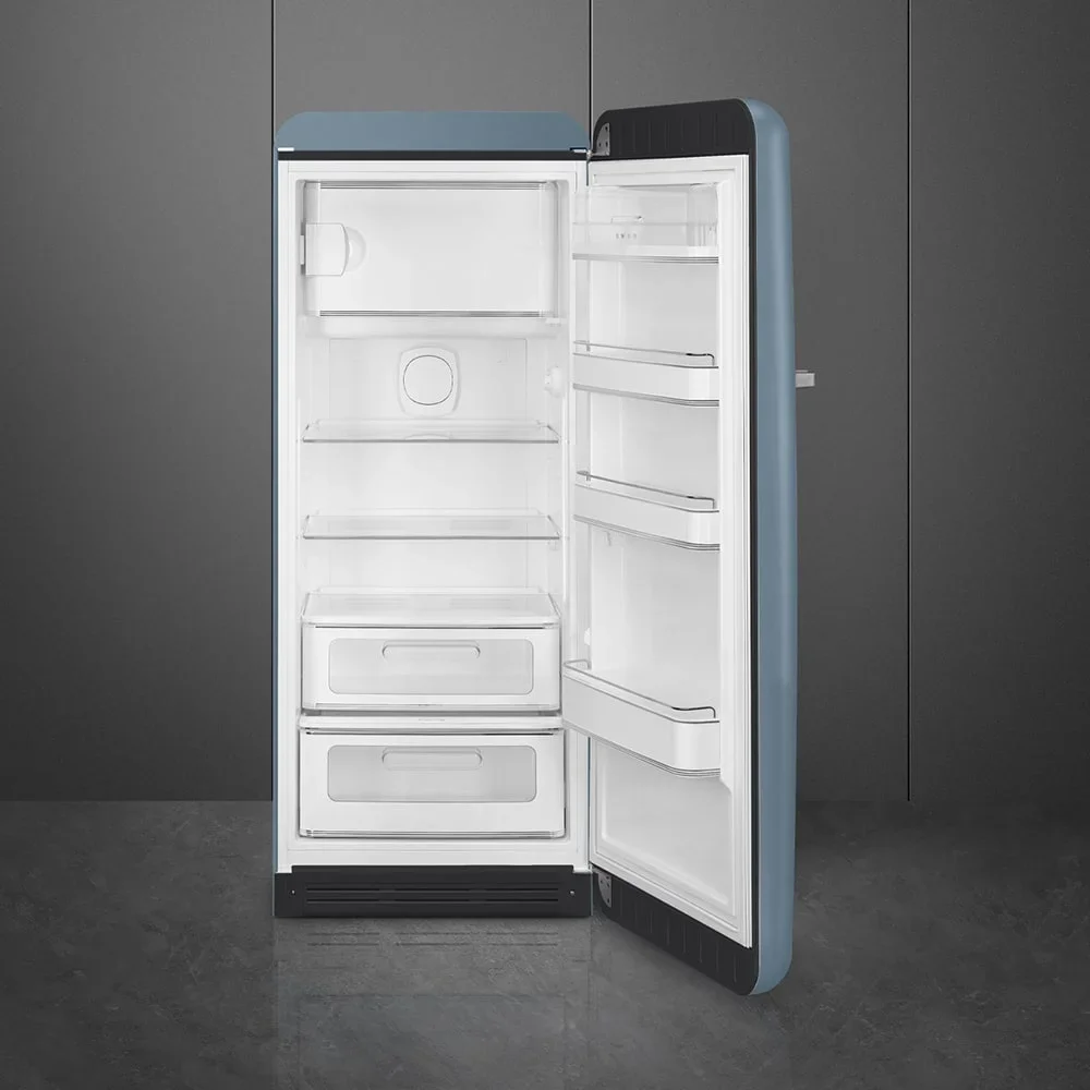 SMEG FAB28RDSB6 Отдельностоящий однодверный холодильник, стиль 50-х годов, 60 см, цвет Синий шторм, 