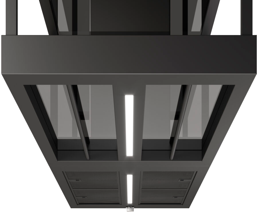 Вытяжка островная Faber T-SHELF EV8 BK MATT A180